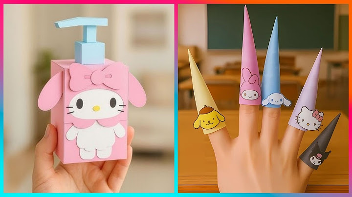 Cute HELLO KITTY & SANRIO Easy Paper Crafts To Do When Bored