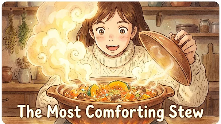 Sharing Stories Around the Kerosene Heater 🍂 Warm White Stew & Cozy Drive Home | Ghibli ASMR