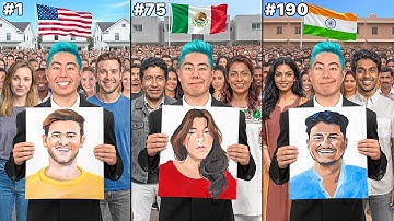 Drawing Someone From Every Country On Earth
