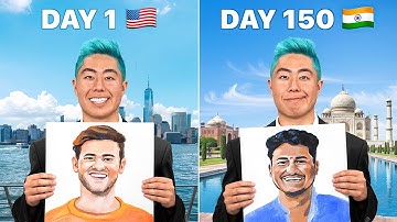 I Drew Someone From Every Country On Earth