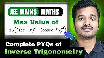 JEE Mains 2026 Exam: Inverse Trigonometry PYQs (2025) Part2 | Best Short Tricks for JEE Maths