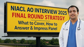 NIACL AO Interview Masterclass 2025 | Full Checklist + Sample Q&A + Body Language Secrets