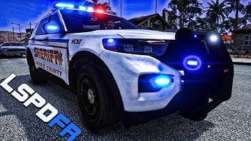 🔥 LSPDFR Sheriff Monday | Harris County Deputies Take Over Sandy Shores (Remastered Patrol)