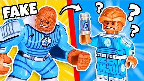 Unboxing FAKE LEGO FANTASTIC FOUR Minifigures…