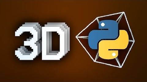 I created a 3d engine in python!