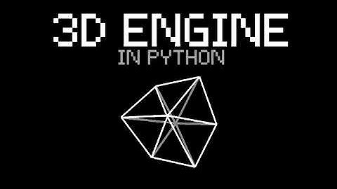 I created a 3d engine in python!