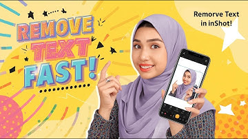 Remove Text Fast - How to Delete Watermark or Subtitles in InShot Tutorial