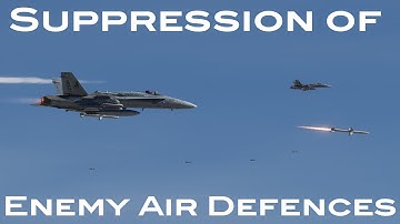 SEAD - How to KILL SAM Sites! | DCS Tactics and Manoeuvring