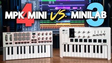 Akai MPK Mini 4 VS Arturia MINILAB 3 - Which is THE BEST MIDI Keyboard?