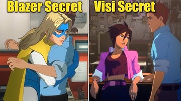 Dispatch Episode 5 & 6 - All Choices Secret Scenes (Invisigal vs Blonde Blazer)