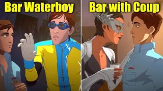 Dispatch Episode 5 & 6 - All Choices Secret Scenes (Invisigal vs Blonde Blazer)