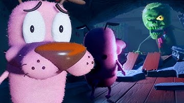 A COURAGE THE COWARDLY DOG HORROR GAME JUST DROPPED..