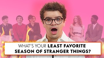Stranger Things Cast Reveal Uncomfortable Truths in the Hot Seat | Vanity Fair