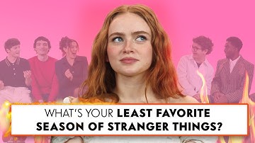 Stranger Things Cast Reveal Uncomfortable Truths in the Hot Seat | Vanity Fair