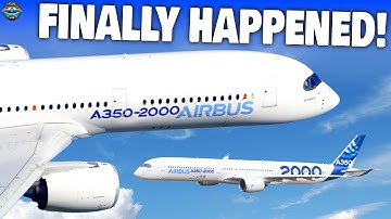 Airbus ONTHULT DAT DE A350-2000 KOMT EN DE HELE LUCHTVAART ZAL VERANDEREN!