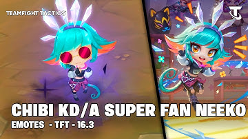 CHIBI K/DA SUPER FAN NEEKO - YOU CAN CLONE!! | TFT 16.3