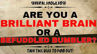 Can Only GENIUSES Solve This MIND-BOGGLING Trivia?