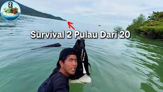 SOLO SURVIVAL 20 ISLANDS – Island 2 of 20 | No Food No Water | in Empty House & Treasure Hunt