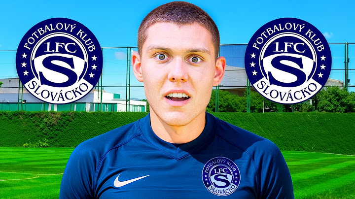 Stal Jsem se HRÁČEM 1. FC SLOVÁCKA😱⚽️