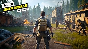 Top 10 NEW Open World Survival Games for Android | Offline & Online (2025)