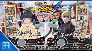 Play Game Naruto Ninja Storm 4 Android OFFLINE | Boruto Generation Mod Pack 2.0 - Winlator Update