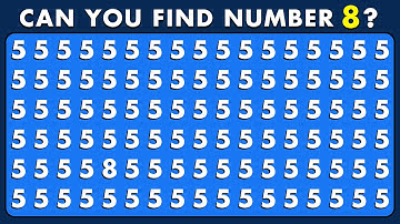 Test Your Vision! Can YOU Find the Odd Numbers in this Puzzle Quiz?