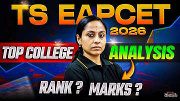 TS EAPCET Marks Vs Rank 2026 (Latest Update) | Top College Cutoff Ranks (Telugu)