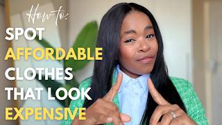 How to shop expensive-looking items at budget shops (marabastad,  shein, temu, mr price...)