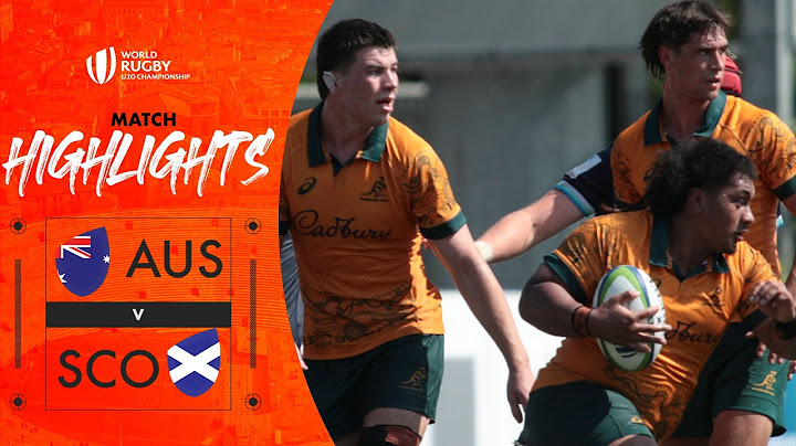 AMAZING fightback 😤 | Australia v Scotland | World Rugby U20 Championship 2025 | Match Highlights