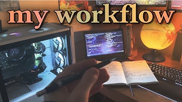 my full productivity workflow: programs, scripts, notebook!