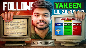 (Start Now) To Get AIIMS Using This Biology Revision Planner In Last 4 Months‼️