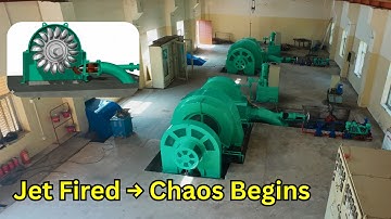 The Second the Jet Fires… the Pelton Turbine Loses Control ⚡