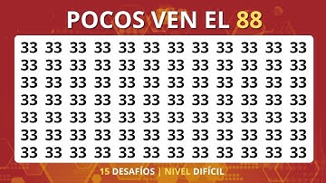 👀 TEST VISUAL DIFÍCIL 🚨 Encuentra el Número o Letra Diferente - 15 Retos para la vista.