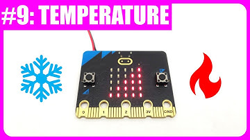 How to use micro:bit temperature sensor | Tutorial #9