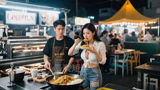 路邊攤小夥隨手一盤炒飯，竟好吃到讓美女總裁當眾爆衣，主動帶億萬家產獻身，只為再來一份【地摊厨神Street chef god】