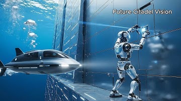 Epic Future City Underwater: The Sunken Citadel | Ai Cinematic Short Filrm 4k.