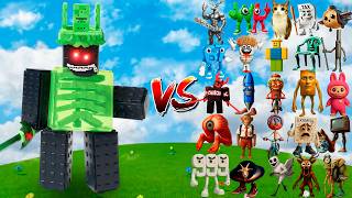 1x1x1x1 vs All NEW Brainrot Bosses | Minecraft Mob Battle