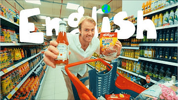 Real-life English in the Supermarket 🛒🍎 Comprehensible Input