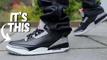 One Problem Worth Considering.. Jordan 3 Black Cement Review