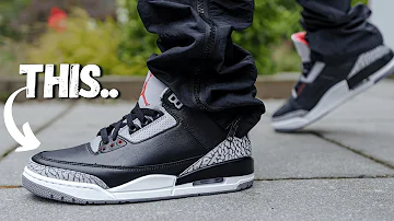 One Problem Worth Considering.. Jordan 3 Black Cement Review