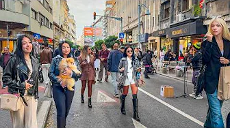 Bucharest Autumn 2025 🍁 – Beautiful Romanian Girls Walking Tour on Calea Victoriei 4K