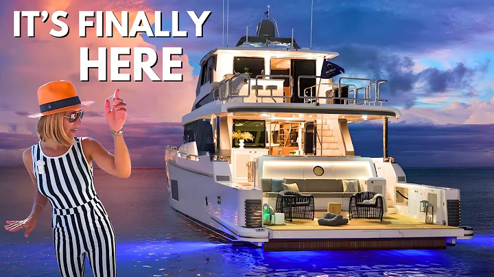 IT'S HERE! 🎉🤩 Game Changing 2025 Horizon V77 Cockpit Motor Yacht Tour