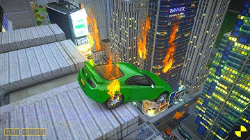 GTA 4 CRASH TESTING REAL CAR 722
