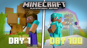 100 Days In Minecraft Legacy Console Edition (PS4)