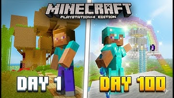 100 Days In Minecraft Legacy Console Edition (PS4)