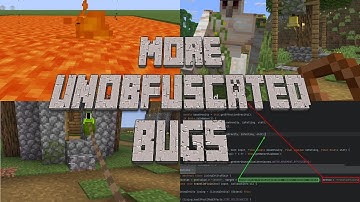 More Unobfuscated bUgS and Code | Minecraft 26.1 Snapshot 1