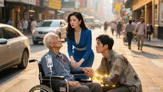 CEO beg poor guy passing by to help,unexpectedly bring her dad back to life