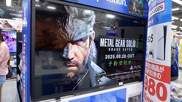 METAL GEAR SOLID Δ: SNAKE EATER (Launch Store Display) Tokyo, Japan | Raw B-Roll Archive