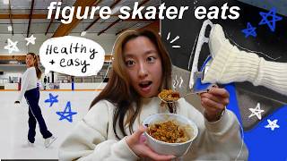 what i eat in a day as a figure skater ⛸️🍚 | an athletes high protein easy meals