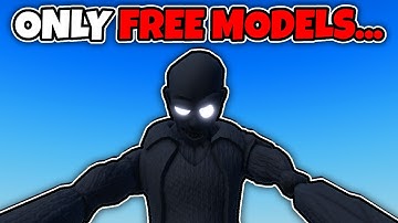 I Tried Making a ROBLOX Horror Game With ONLY FREE MODELS...